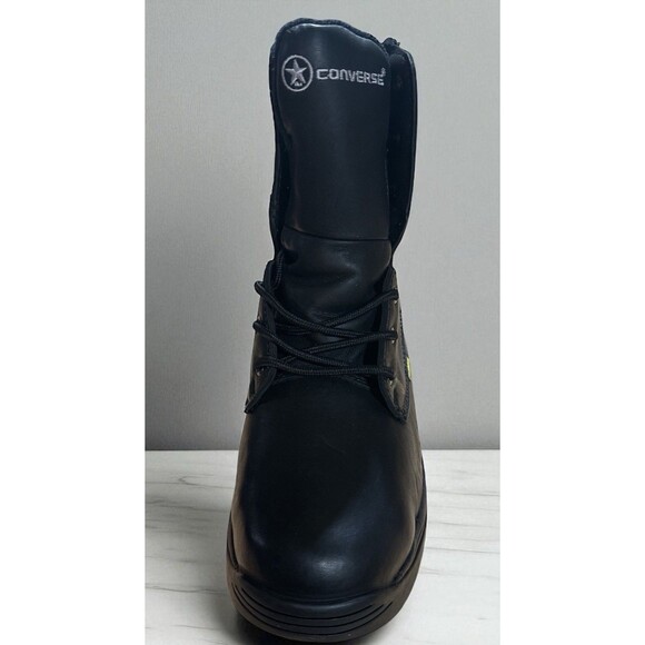 Converse Work Boots Men’s 8 Athlite C6880 Black Met Guard 8” Steel Toe NEW - Picture 4 of 7